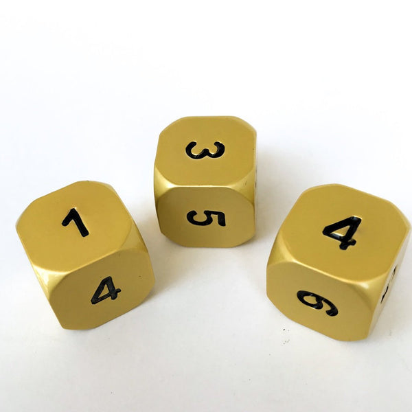 Cthulhu's Gold Dice D6 3 Pack