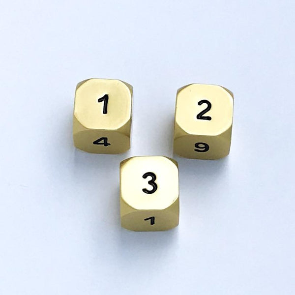 Cthulhu's Gold Dice D6 3 Pack