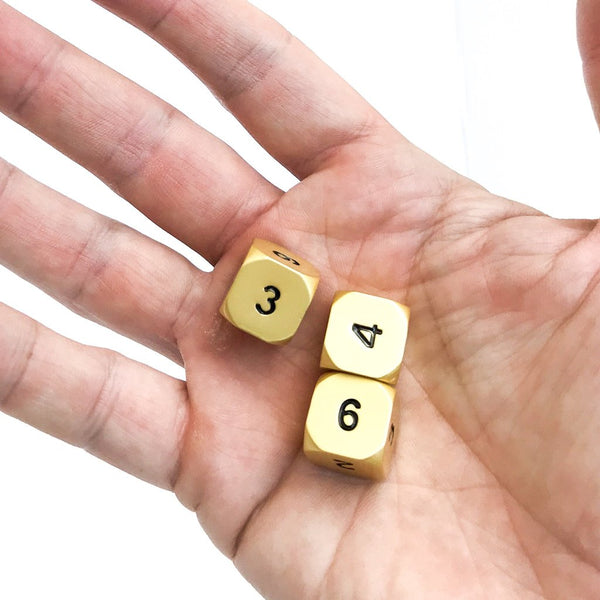 Cthulhu's Gold Dice D6 3 Pack