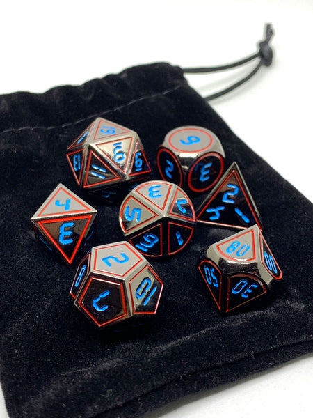 Dark Alpha Metal Dice Set